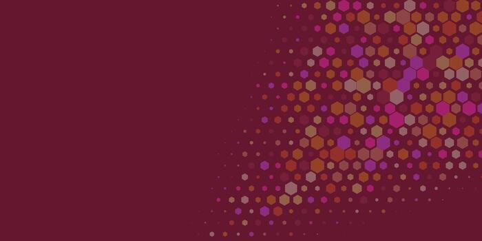 geométrico multi Talla hexágono con multi color antecedentes vector