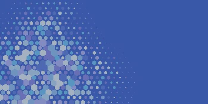 Geometric Multi size Hexagon with multi Color Background vector