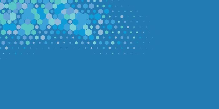 Geometric Multi size Hexagon with multi Color Background vector