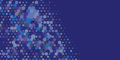 Geometric Multi size Hexagon with multi Color Background vector