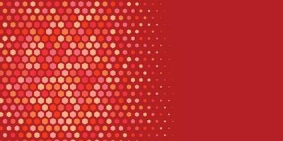 Geometric Multi size Hexagon with multi Color Background vector