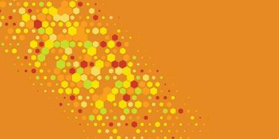 Geometric Multi size Hexagon with multi Color Background vector