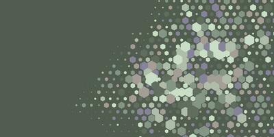 Geometric Multi size Hexagon with multi Color Background vector