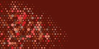 Geometric Multi size Hexagon with multi Color Background vector