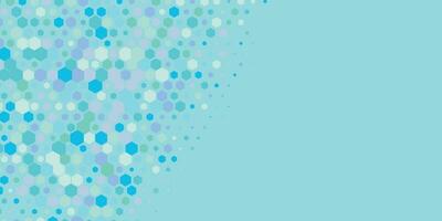 Geometric Multi size Hexagon with multi Color Background vector