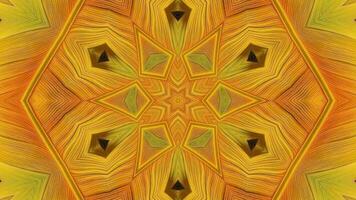 Stunning Abstract Kaleidoscope Background. Unique Multicolor Mosaic Texture in Seamless Geometric Pattern photo