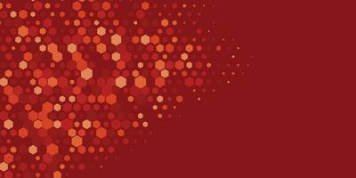 Geometric Multi size Hexagon with multi Color Background vector