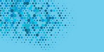 Geometric Multi size Hexagon with multi Color Background vector