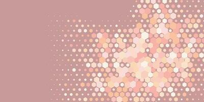 Geometric Multi size Hexagon with multi Color Background vector