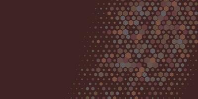 Geometric Multi size Hexagon with multi Color Background vector