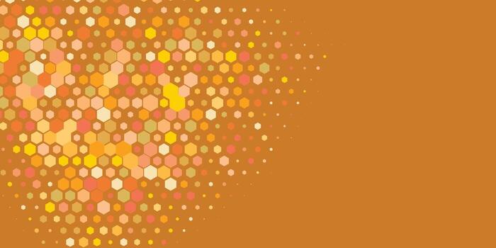 geométrico multi Talla hexágono con multi color antecedentes vector