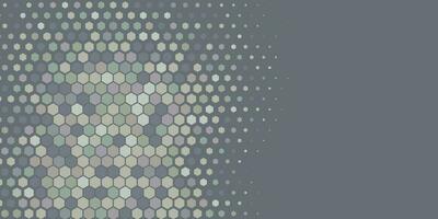 Geometric Multi size Hexagon with multi Color Background vector