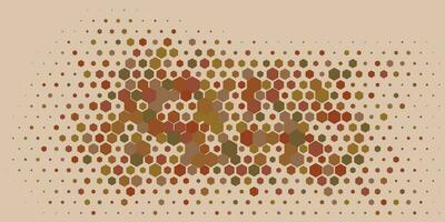 Geometric Multi size Hexagon with multi Color Background vector