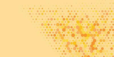 Geometric Multi size Hexagon with multi Color Background vector