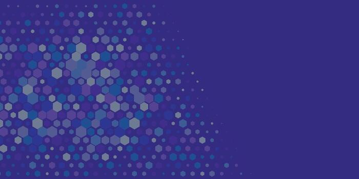 geométrico multi Talla hexágono con multi color antecedentes vector