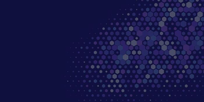 geométrico multi Talla hexágono con multi color antecedentes vector