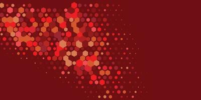 Geometric Multi size Hexagon with multi Color Background vector