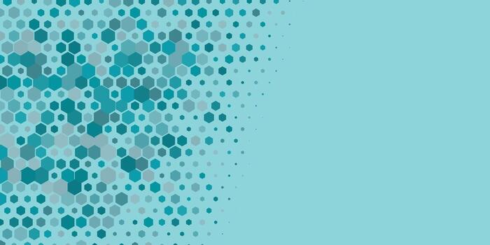 Geometric Multi size Hexagon with multi Color Background vector