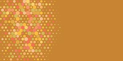 Geometric Multi size Hexagon with multi Color Background vector