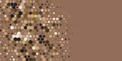 Geometric Multi size Hexagon with multi Color Background vector