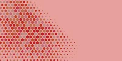 Geometric Multi size Hexagon with multi Color Background vector