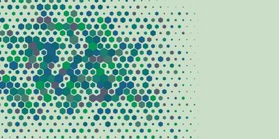 Geometric Multi size Hexagon with multi Color Background vector