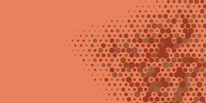 Geometric Multi size Hexagon with multi Color Background vector