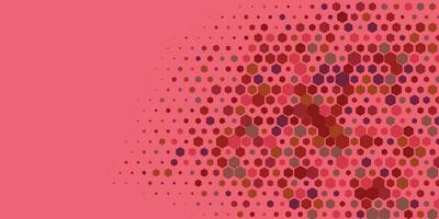 Geometric Multi size Hexagon with multi Color Background vector