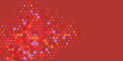 Geometric Multi size Hexagon with multi Color Background vector