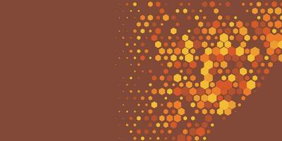 Geometric Multi size Hexagon with multi Color Background vector