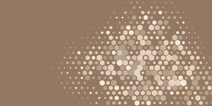 Geometric Multi size Hexagon with multi Color Background vector