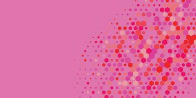 Geometric Multi size Hexagon with multi Color Background vector