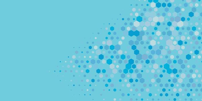 Geometric Multi size Hexagon with multi Color Background vector