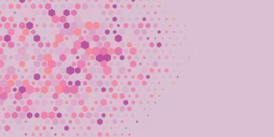 Geometric Multi size Hexagon with multi Color Background vector