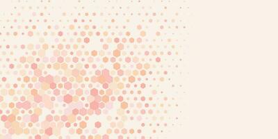 Geometric Multi size Hexagon with multi Color Background vector