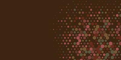 Geometric Multi size Hexagon with multi Color Background vector