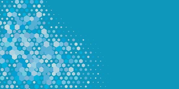 Geometric Multi size Hexagon with multi Color Background vector