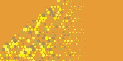 Geometric Multi size Hexagon with multi Color Background vector