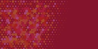 Geometric Multi size Hexagon with multi Color Background vector