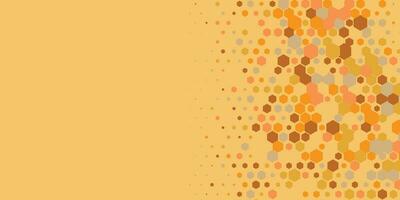 Geometric Multi size Hexagon with multi Color Background vector