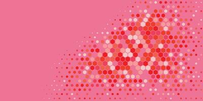 Geometric Multi size Hexagon with multi Color Background vector