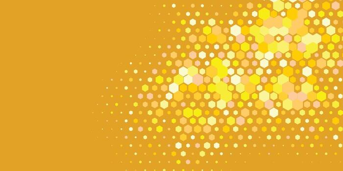 Geometric Multi size Hexagon with multi Color Background vector