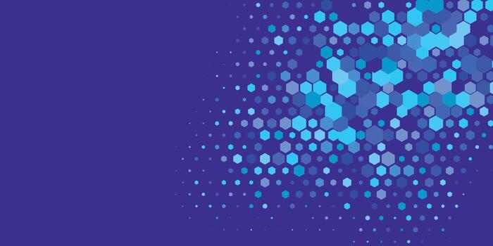 geométrico multi Talla hexágono con multi color antecedentes vector