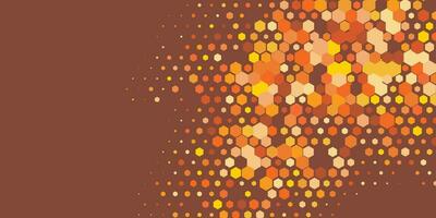 Geometric Multi size Hexagon with multi Color Background vector