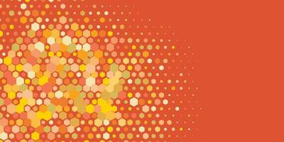 Geometric Multi size Hexagon with multi Color Background vector