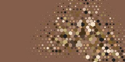 Geometric Multi size Hexagon with multi Color Background vector