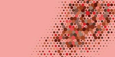 Geometric Multi size Hexagon with multi Color Background vector