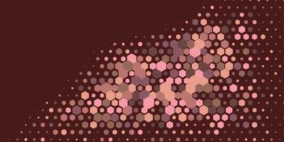 Geometric Multi size Hexagon with multi Color Background vector