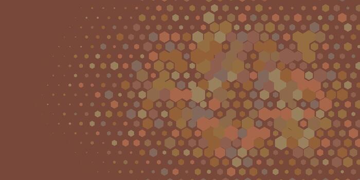 Geometric Multi size Hexagon with multi Color Background vector