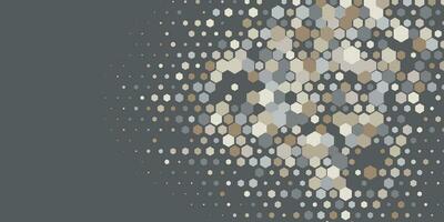 Geometric Multi size Hexagon with multi Color Background vector